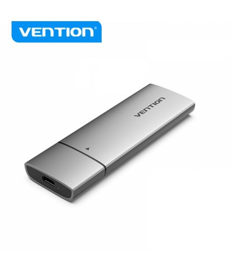 Vention Caja Externa para Disco SSD M.2 SATA a USB 3.1 Gen 1 Sin Tornillos - Color Negro