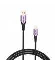 Vention Cable USB-A a Lightning - 2.4A - 15W - 480Mbps - MFI - 1m - Color Morado