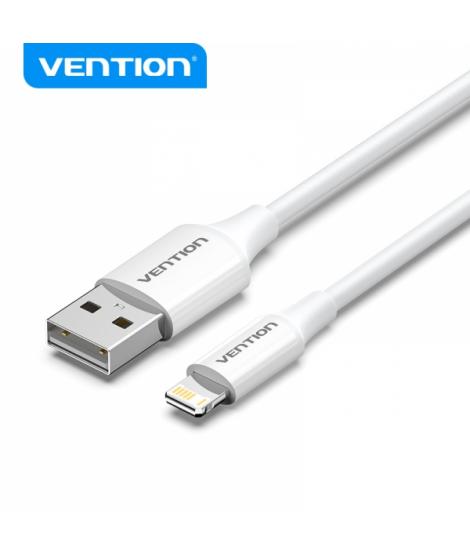 Vention Cable USB Macho a Lightning Macho 3A - 1m - Color Blanco