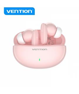 Vention Auriculares Bluetooth 5.3 con Estuche de Carga - 7h Autonomia - Color Rosa