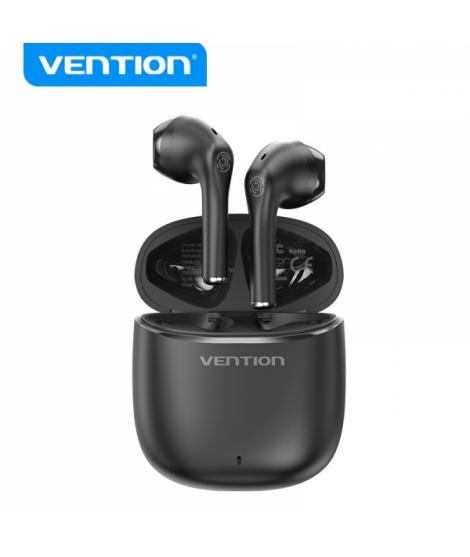 Vention Auriculares Bluetooth 5.3 con Estuche de Carga - 7h Autonomia - Color Negro