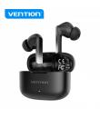 Vention Auriculares Bluetooth 5.3 con Estuche de Carga - 6h Autonomia ELF E04 - Color Negro