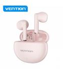 Vention Auriculares Bluetooth 5.3 con Estuche de Carga - 6h Autonomia ELF 06 - Color Rosa