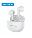 Vention Auriculares Bluetooth 5.3 con Estuche de Carga - 6h Autonomia ELF 06 - Color Blanco