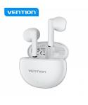 Vention Auriculares Bluetooth 5.3 con Estuche de Carga - 6h Autonomia ELF 06 - Color Blanco