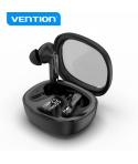 Vention Auriculares Bluetooth 5.3 con Estuche de Carga - 7h Autonomia - LED Display AIR A01 - Color Negro