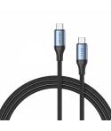 Vention Cable USB-C 4.0 Macho a USB-C Macho - 1m - Color Gris