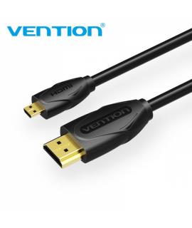 Vention Cable HDMI 1.4 Macho a Micro HDMI Macho - 1.5m - Color Negro