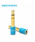 Vention Adaptador Jack 6.5 Macho a Jack 3.5 Hembra - Color Azul