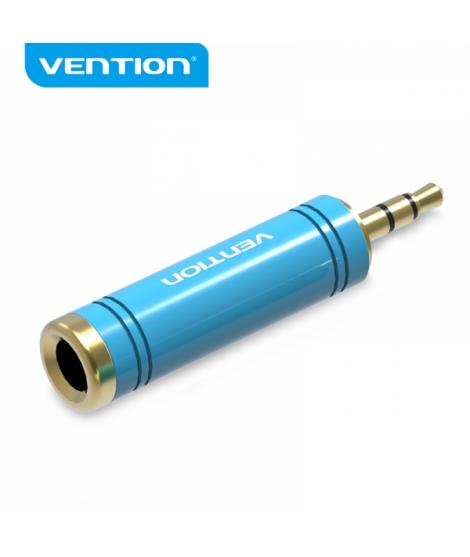 Vention Adaptador Jack 3.5 Macho a Jack 6.5 Hembra - Color Azul