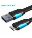 Vention Cable USB 3.0 Macho a MicroUSB Macho - 0.25m - Azul y Negro