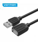 Vention Cable Alargador USB 2.0 Macho a USB Hembra - 0.5m - Color Negro