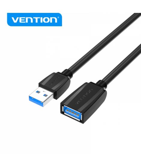 Vention Cable de Extension USB3.0 Macho a Hembra - 0.5m - Color Negro