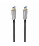 Aisens Cable HDMI V2.0 AOC Premium Alta Velocidad con Ethernet - Conectores Tipo a Macho - Fibra Optica y Cobre - Blindaje en Or