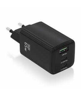 Aisens Cargador Gan USB-C 65W - Alta Eficiencia Energetica - Tecnologia AI para Carga Rapida - Multiples Protecciones de Segurid