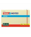 Tesa Notes Bloc de 100 Notas Adhesivas 125x75mm - Sin Disolventes - Reposicionables - Color Amarillo