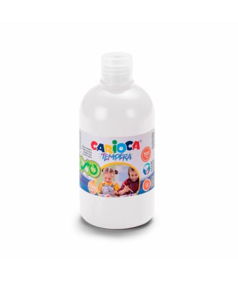 Carioca Botella Tempera 500ml - Colores Superlavables - Faciles de Mezclar - Aplicable en Materiales Porosos - Alta Opacidad - C