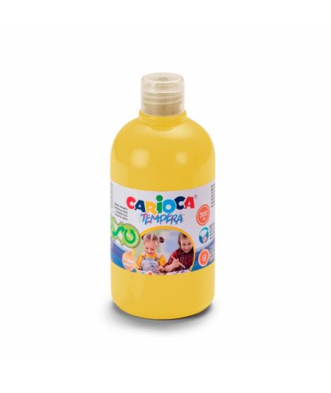 Carioca Botella Tempera 500ml - Colores Superlavables - Faciles de Mezclar - Aplicable en Materiales Porosos - Alta Opacidad - C