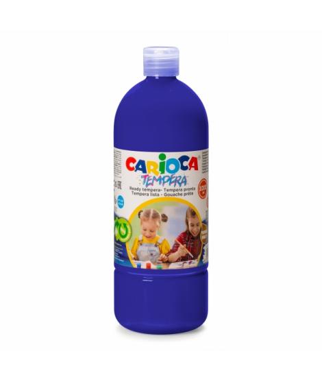 Carioca Botella Tempera 1000ml - Colores Superlavables - Faciles de Mezclar - Aplicable en Materiales Porosos - Alta Opacidad - 