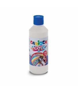 Carioca Botella de 250ml de Tempera Acrilica - Colores Brillantes y Resistentes a la Luz - Efecto Tridimensional - Apto para Tod