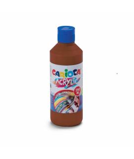 Carioca Botella de 250ml de Tempera Acrilica - Colores Brillantes - Resistente a la Luz - Efecto Tridimensional - Apto para Toda