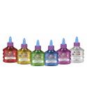 Carioca Glitter Glue Pack de 12 Botellas de 88ml - Tapa con Dispensador - Decoracion con Efecto Glitter - Aplicacion Directa - S