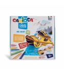 Carioca Pop-Up Pack de 10 Rotuladores Superlavables - Doble Punta - Fina y Media - para Colorear y Construir - Create & Color Tr