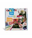 Carioca Pop-Up Pack de Modelos para Colorear y Construir - 10 Rotuladores Superlavables con Doble Punta - Fina y Media - Aventur