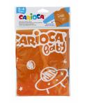 Carioca Delantal Baby 2-4 Años - Impermeable - Manga Larga - Bolsillos - Lavable a Maquina - Cierre con Velcro - Zona para Nombr