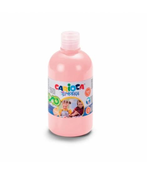 Carioca Botella de Tempera - 500ml - Colores Superlavables - Faciles de Mezclar - Aplicable en Materiales Porosos - Alta Opacida