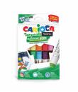 Carioca Temperello Textil Pack de 10 Pinturas para Tejidos - Colores Brillantes y Lavables - Alta Cobertura - Fijacion con Planc