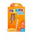 Carioca Baby 1+ 3In1 Pack de 6 Lapices - Lapiz Cera y Acuarela en Uno - Cuerpo Extragrande - Acuarelables - Sacapuntas Incluido 