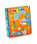 Carioca Coloring Puzzle Transports Baby 2+ Pack de Puzzle para Niños - 2 Medios de Transporte de 3 Piezas - 2 Transportes de Ref