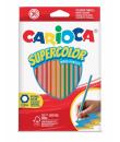 Carioca Supercolor Pack de 36 Lapices de Madera - Cuerpo Hexagonal - Colores Intensos y Gran Opacidad - 3.3mm de Grosor - Color 