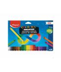 Maped Color`Peps Infinity Pack de 24 Lapices de Colores de Larga Duracion - Hecho Totalmente de Mina - Colores Surtidos