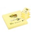 Post-it Bloc de 100 Z-Notas Adhesivas Removibles Zig-Zag Canary Yellow 76x76mm - Papel con Certificacion PEFC - 7100103164 - Col