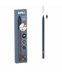 Apli Infinite Pencil Pack de Lapiz Infinito HB + Mina de Recambio + Tapon Protector - Para Escribir hasta 16km - Color Azul