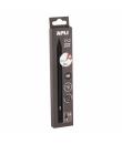 Apli Infinite Pencil Pack de Lapiz Infinito HB + Mina de Recambio + Tapon Protector - Para Escribir hasta 16km - Color Negro