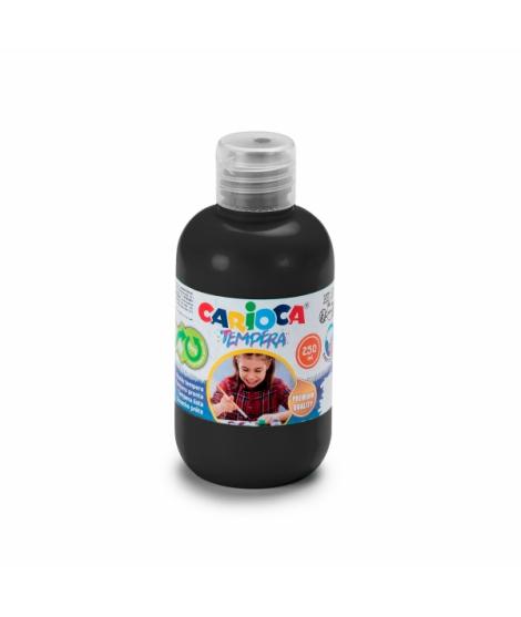 Carioca Botella Tempera 250ml - Colores Superlavables - Faciles de Mezclar - Aplicable en Materiales Porosos - Alta Opacidad - C