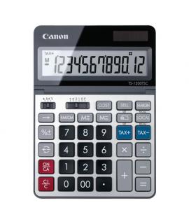 Canon TS-1200TSC Calculadora de Sobremesa con Pantalla LCD Ajustable de 12 Digitos - Realiza Calculos de Costos, Precios de Vent