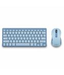 NGS Fantasy Pack Teclado Compacto Silencioso + Raton Silencioso 1600dpi 5 Botones - Conexion 2,4GHz, BT1 y BT2 - Color Azul