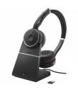 Jabra Evolve 75 SE UC Auriculares con Microfono Bluetooth Dual + Soporte de Carga USB-A Voz HD - Cancelacion de Ruido - Autonomi