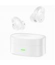 XO Auriculares Inalambricos - Bateria 2X35mAh - Caja 250mAh - Bluetooth 5.2 - Carga Tipo C - Induccion Aire - Color Blanco