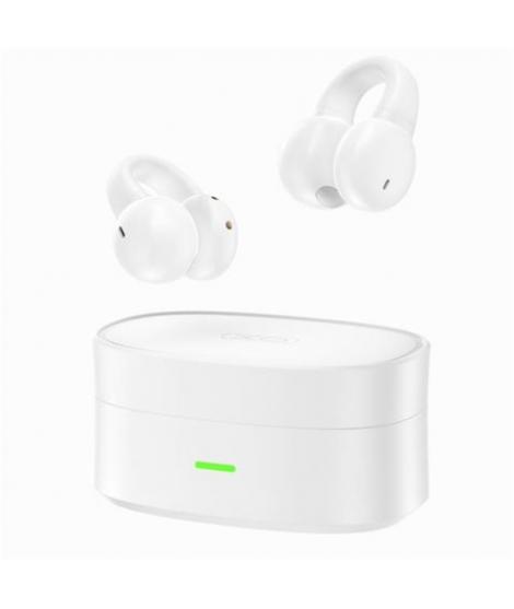 XO Auriculares Inalambricos - Bateria 2X35mAh - Caja 250mAh - Bluetooth 5.2 - Carga Tipo C - Induccion Aire - Color Blanco