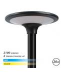 Elbat Farola LED Solar 20W 2100Lm 3000K/6000K - Color Negro