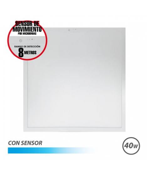 Elbat Panel LED 60x60 40W - 4600Lm - Luz Fria - con Sensor - Color Blanco