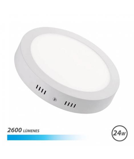 Elbat Downlight Circular sobre Pared LED 24W Luz Blanca - Color Blanco