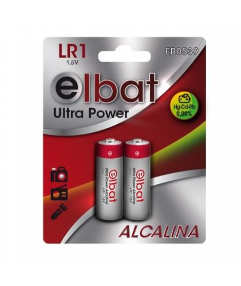 Elbat Pack 2 Pilas Alcalinas LR1 - Color Varios