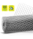 Sungarden Tela Metalica Galvanizada 10.6x10.6x0.8mm 1x25m - Color Gris