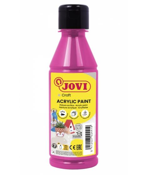 Jovi Jovidecor Acryl Pintura Acrilica Satinada - Alto Poder Cubriente - Facil Aplicacion - Multiusos - Resistente al Agua y Jabo